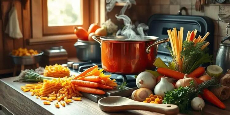 massa para sopa; o segredo para caldos mais saborosos em casa hoje