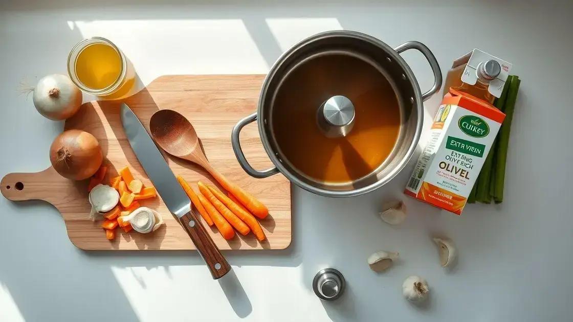 Materiais e ingredientes básicos para começar