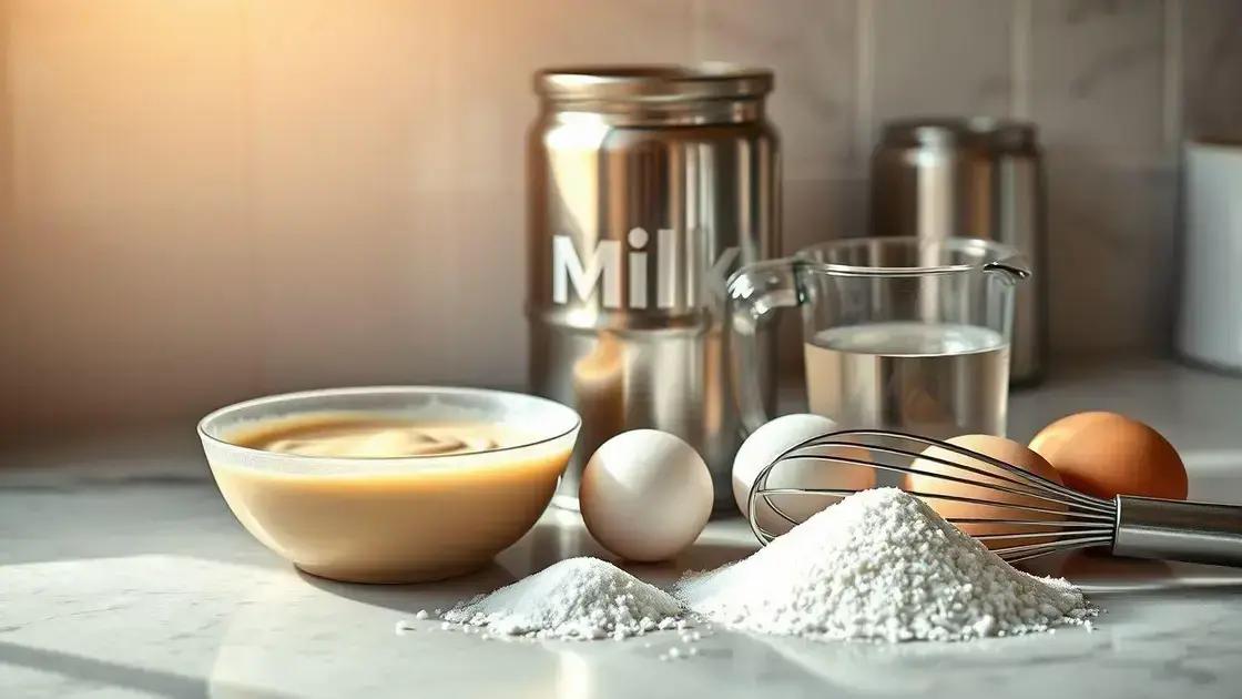 materiais e ingredientes essenciais