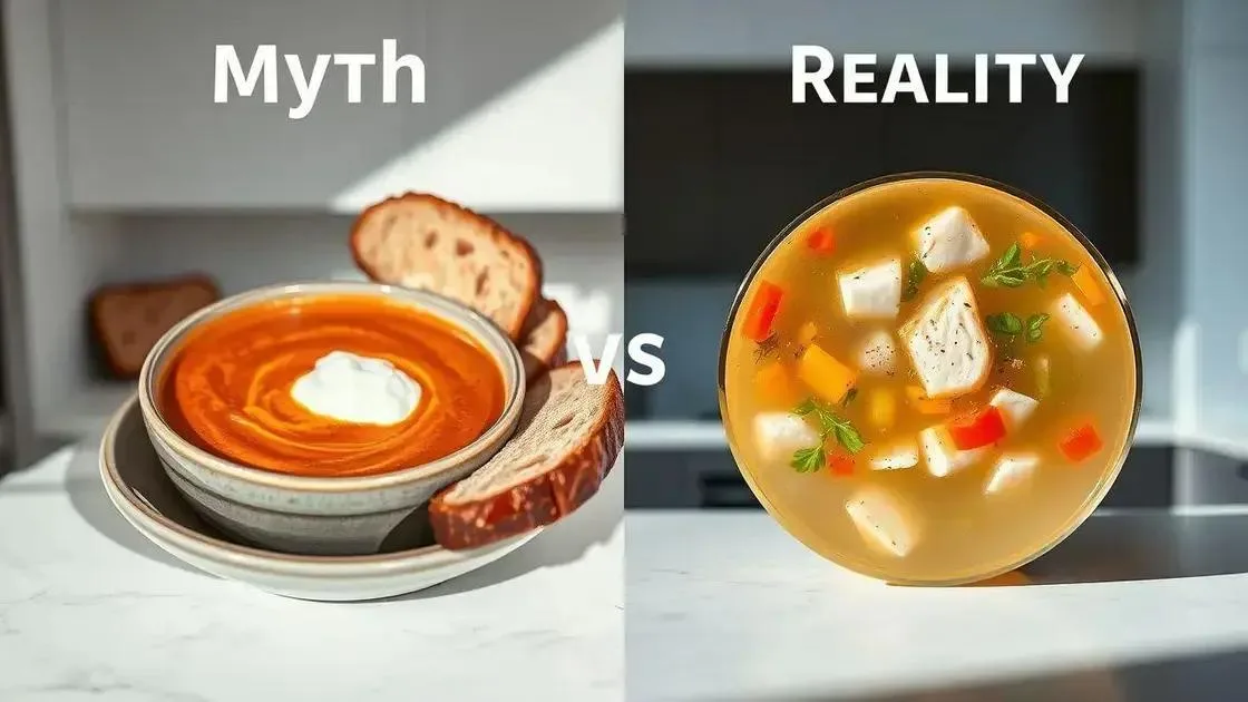 Mitos e verdades sobre sopas na dieta Mitos e verdades sobre sopas na dieta