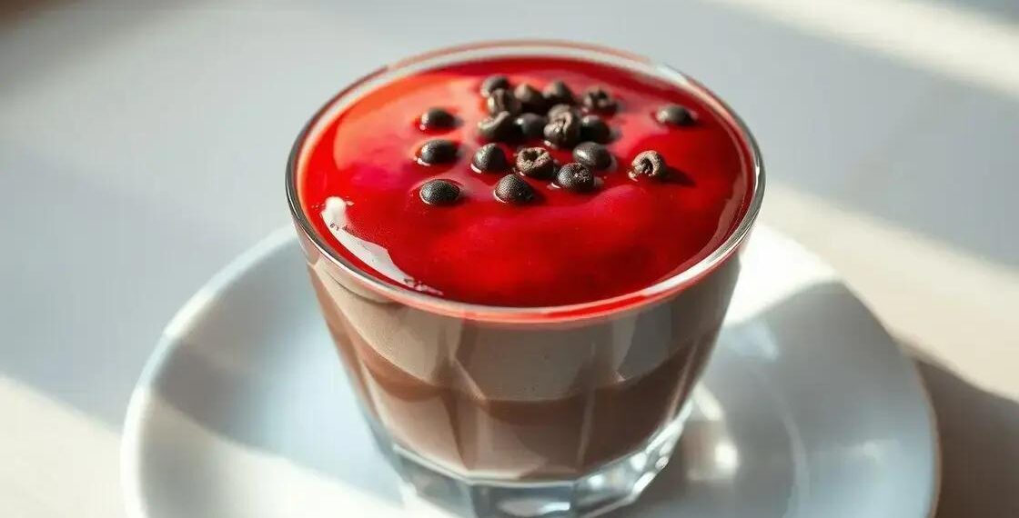 mousse de chocolate com maracujá; sobremesa cremosa em menos de 15 minutos
