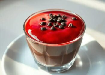 mousse de chocolate com maracujá; sobremesa cremosa em menos de 15 minutos