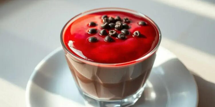 mousse de chocolate com maracujá; sobremesa cremosa em menos de 15 minutos