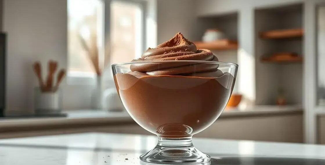 mousse de chocolate simples no liquidificador: sobremesa prática e rápida