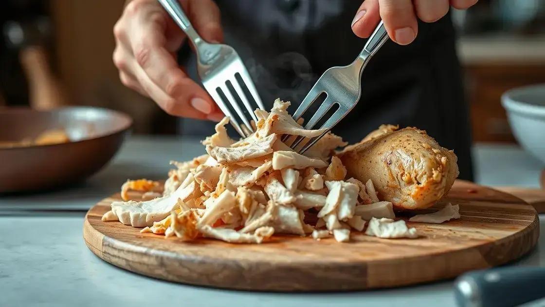 O passo a passo perfeito para desfiar o frango sem erro