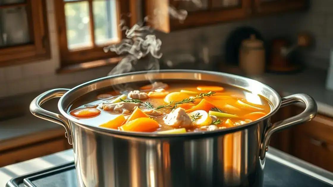 O segredo do caldo saboroso e nutritivo