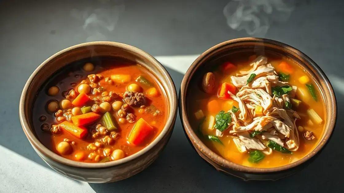 Opções vegetarianas e com proteína animal