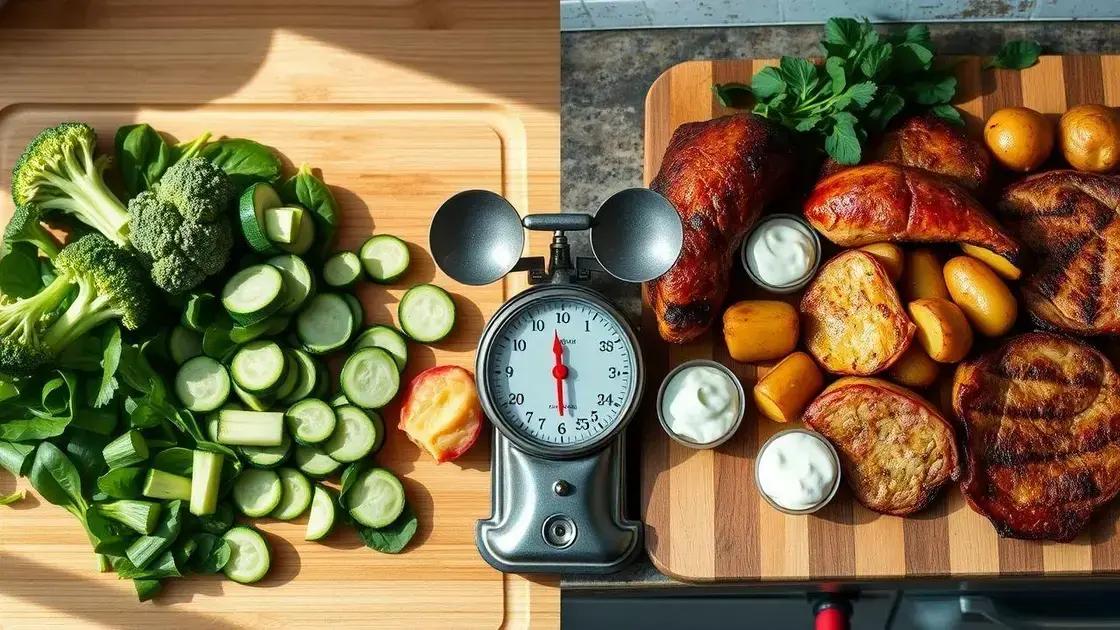 Os ingredientes que fazem a diferença na balança