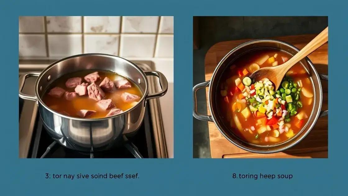 passo a passo: do caldo à proteína