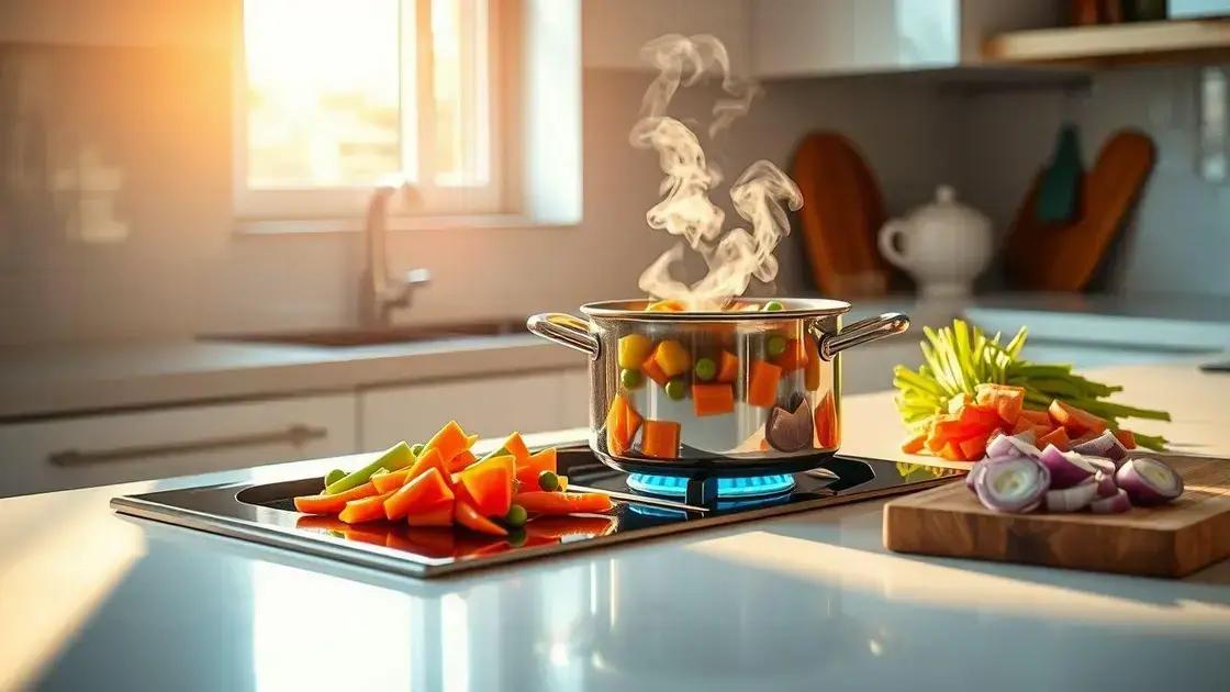 passo a passo: do caldo aos vegetais picados