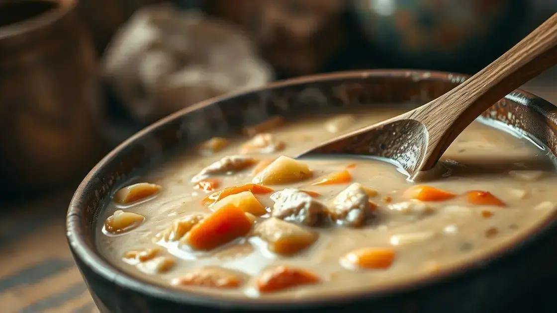 passo a passo para deixar a sopa cremosa na prática