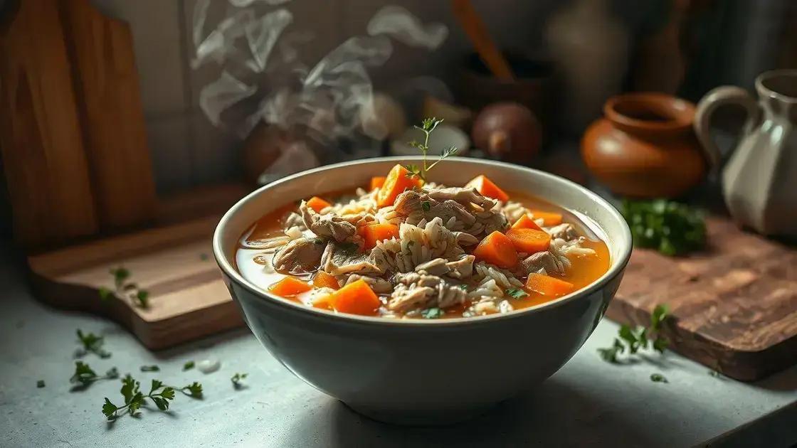 passo a passo para preparar a canja perfeita