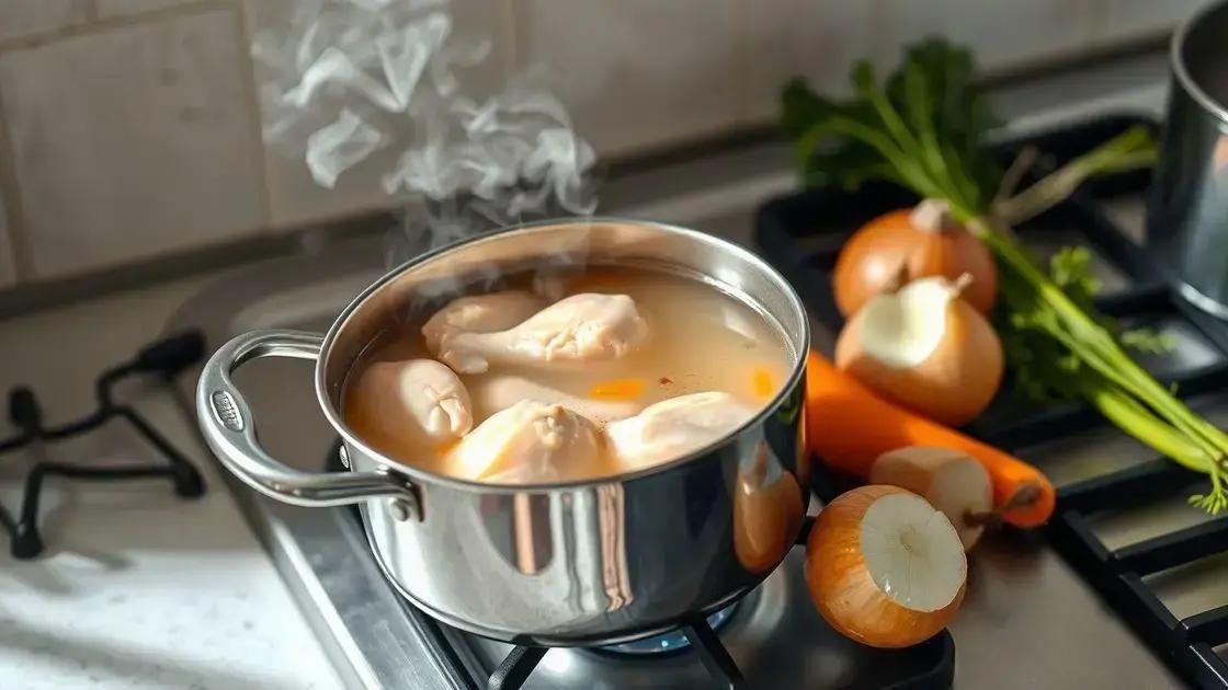 Passo a passo para um caldo claro e saboroso