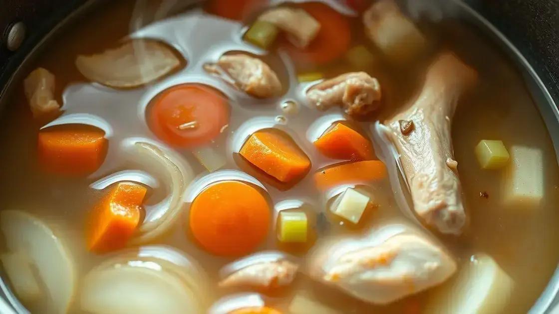 passo a passo: preparo do caldo claro e nutritivo