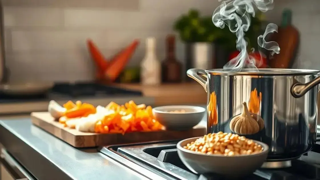 Passo a passo rápido para uma sopa nutritiva Passo a passo rápido para uma sopa nutritiva