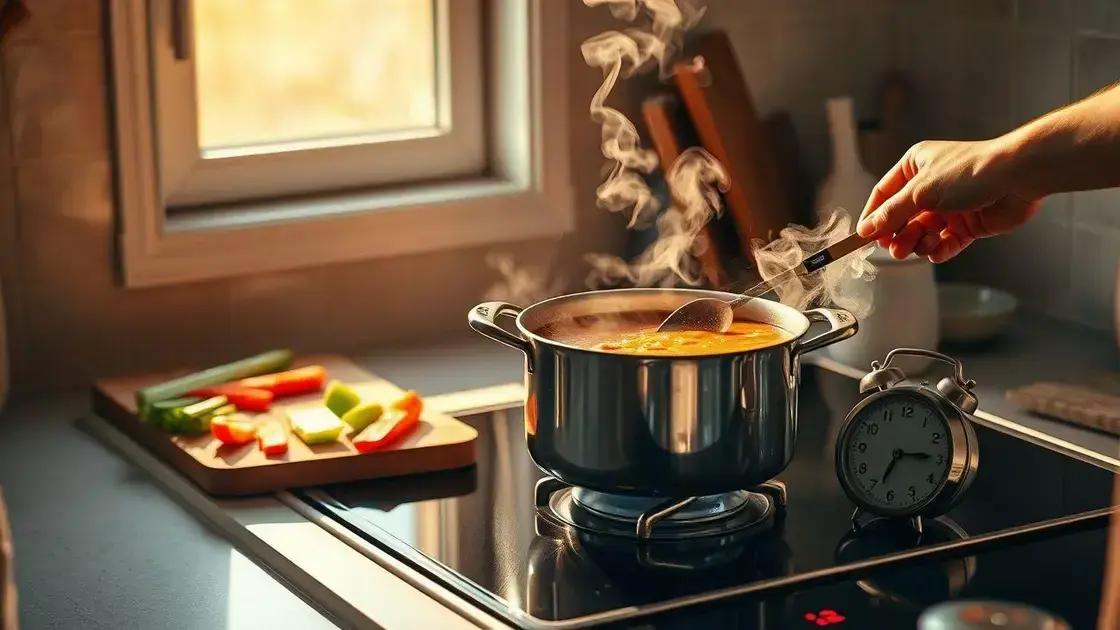 passo a passo rápido para uma sopa pronta em minutos