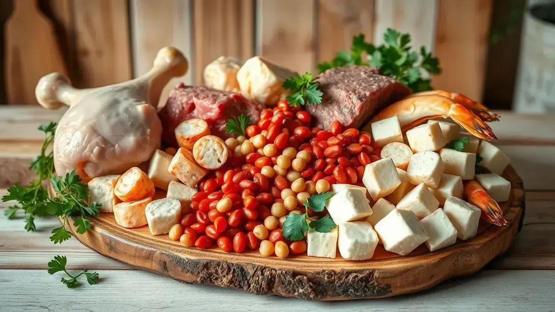 Proteínas que elevam o sabor e nutrição