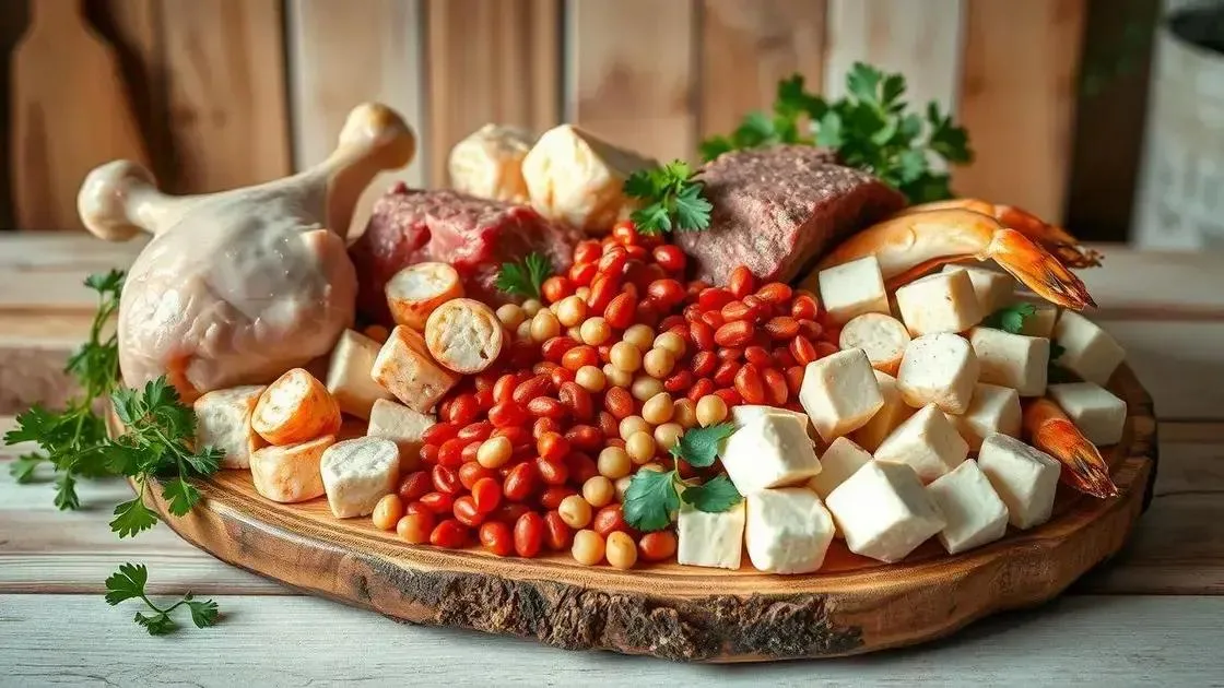 Proteínas que elevam o sabor e nutrição