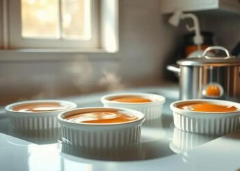 Pudim banho maria; segredo da textura cremosa que impressiona na sobremesa