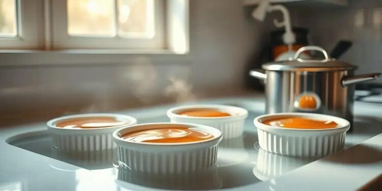 Pudim banho maria; segredo da textura cremosa que impressiona na sobremesa