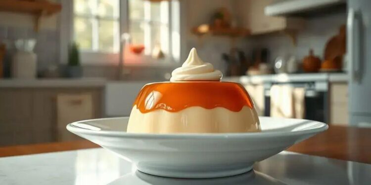 pudim com creme de leite; descubra o segredo para obter uma textura cremosa