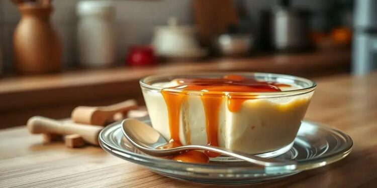 pudim de leite condensado com creme de leite; segredos para textura cremosa