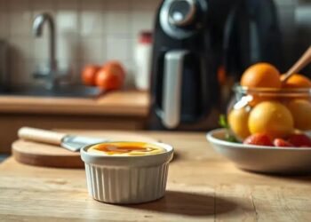 pudim de leite condensado na airfryer; como fazer um doce cremoso em minutos