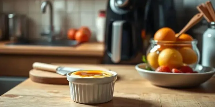 pudim de leite condensado na airfryer; como fazer um doce cremoso em minutos