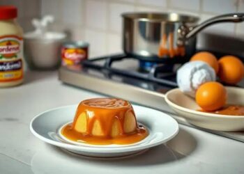 pudim de leite condensado no fogão; segredo para uma textura cremosa em casa