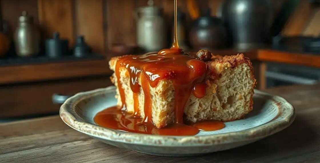 pudim de pao amanhecido tradicional; descubra como transformar sobras em doce