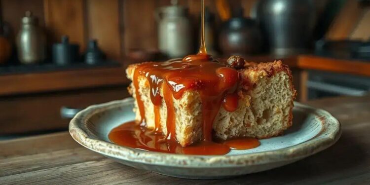 pudim de pao amanhecido tradicional; descubra como transformar sobras em doce