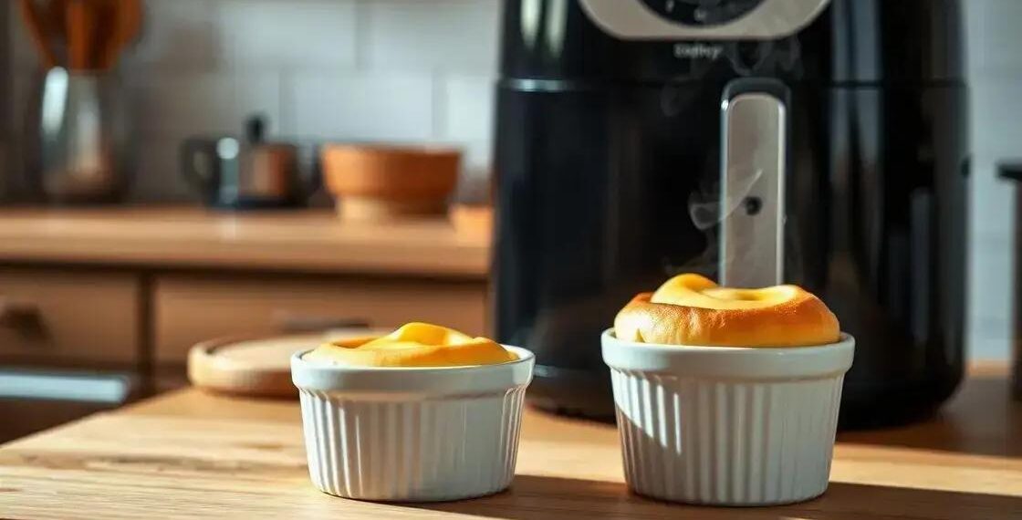 pudim na airfryer; aprenda a deixar com textura cremosa em casa