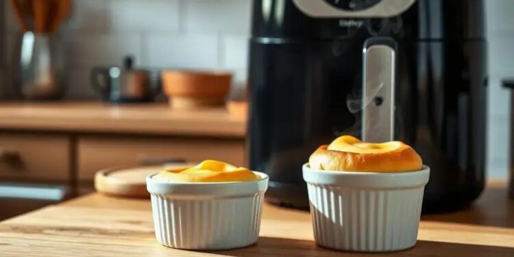 pudim na airfryer; aprenda a deixar com textura cremosa em casa