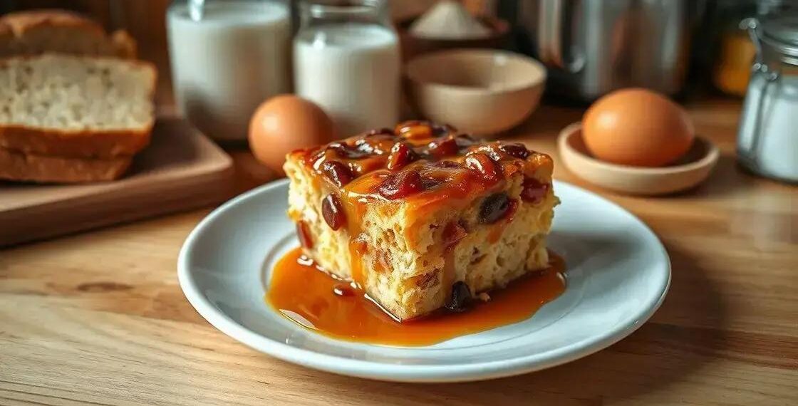 pudim simples de pão; descubra como fazer uma sobremesa macia e econômica hoje