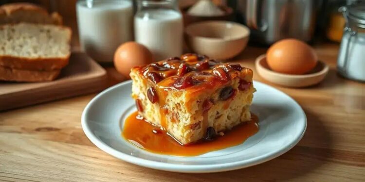 pudim simples de pão; descubra como fazer uma sobremesa macia e econômica hoje