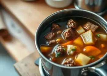 Qual melhor carne para sopa de legumes; descubra opções saborosas que não pesam