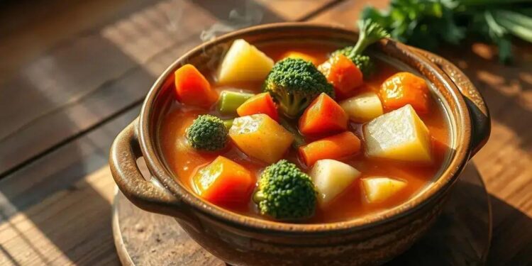 Quantas calorias tem sopa de legumes: descubra o valor nutricional ideal