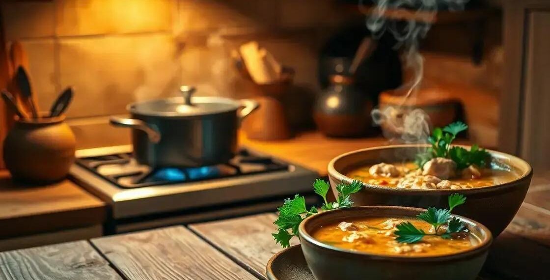 receita canja de galinha: segredos simples para um caldo cremoso em casa