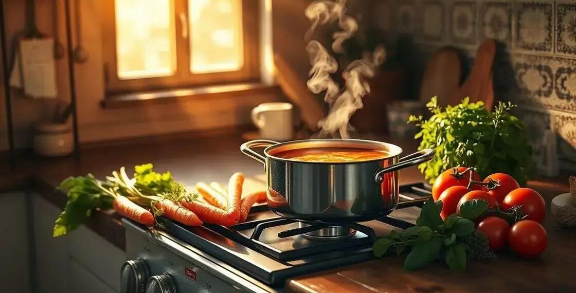 receita de caldos e sopas; aprenda a preparar em casa com sabor e praticidade