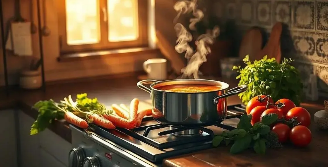 receita de caldos e sopas; aprenda a preparar em casa com sabor e praticidade