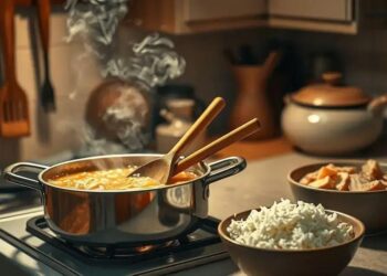 receita de canja de galinha da vovó; conforto em uma panela que aquece seu dia