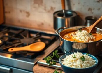 receita de canja de galinha simples com arroz; prática e rápida de fazer