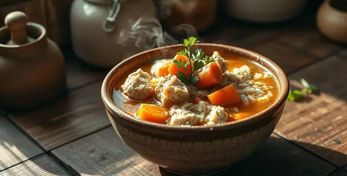Receita de canja de galinha tradicional: o segredo da vovó para curar resfriados