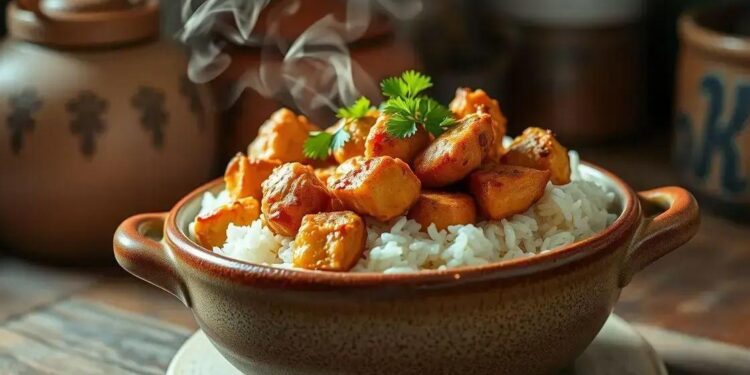 Receita de galinha com arroz tradicional: o segredo caseiro que conquista qualquer jantar