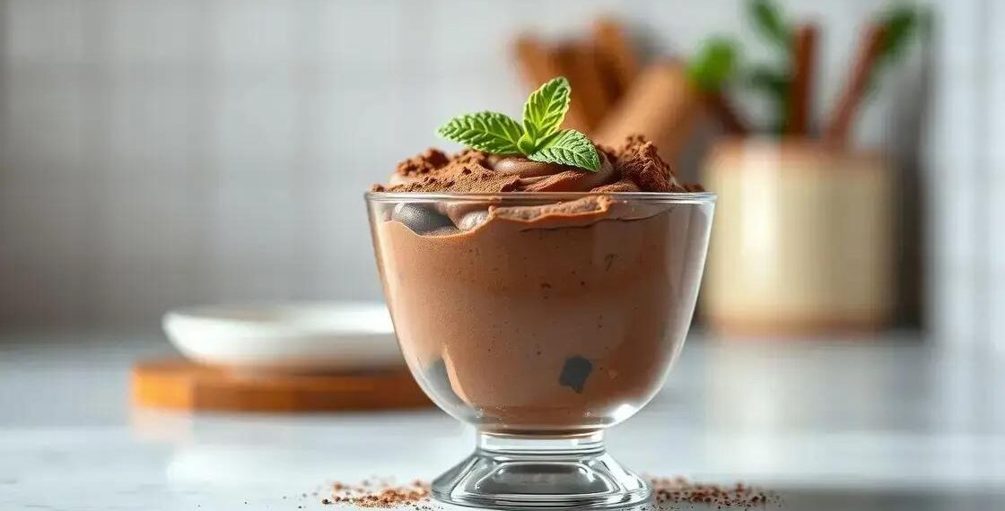 receita de mousse de chocolate; aprenda o segredo para textura cremosa