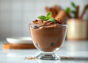 receita de mousse de chocolate; aprenda o segredo para textura cremosa