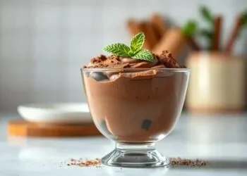 receita de mousse de chocolate; aprenda o segredo para textura cremosa