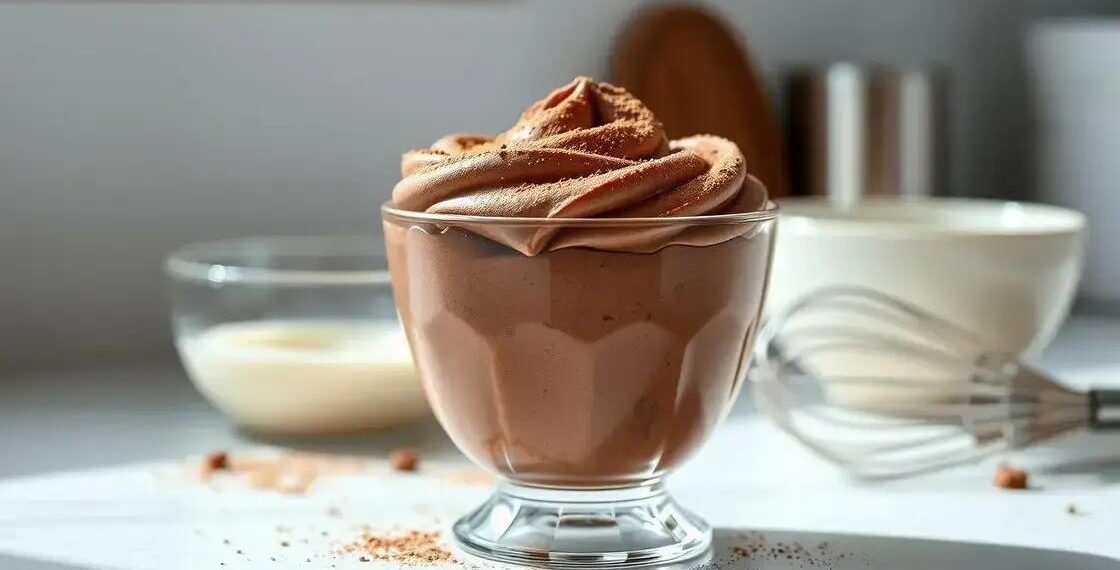 receita de mousse de chocolate fácil: sobremesa cremosa em menos de 15 minutos