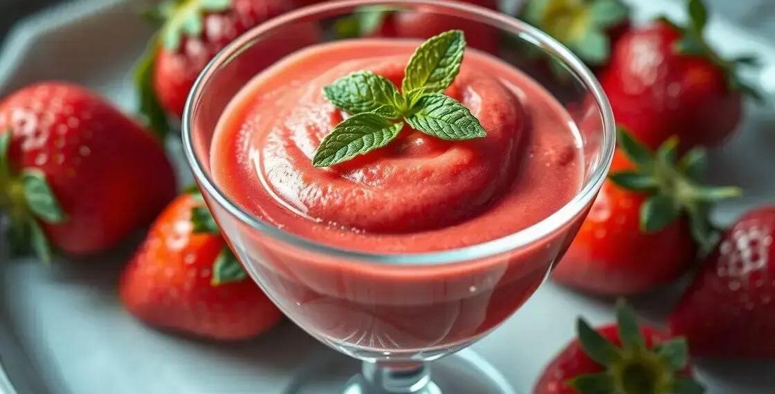 receita de mousse de morango; segredos para uma textura cremosa em casa