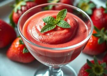 receita de mousse de morango; segredos para uma textura cremosa em casa